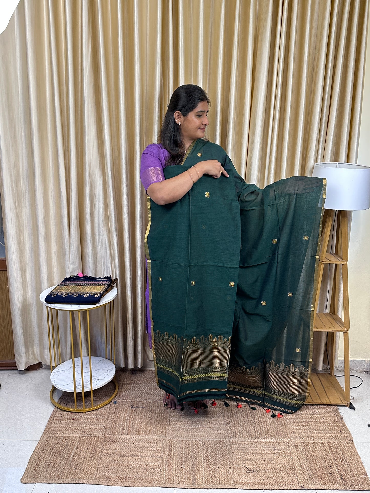 SWARA - Banarasi Jamdhani cotton by silk -20