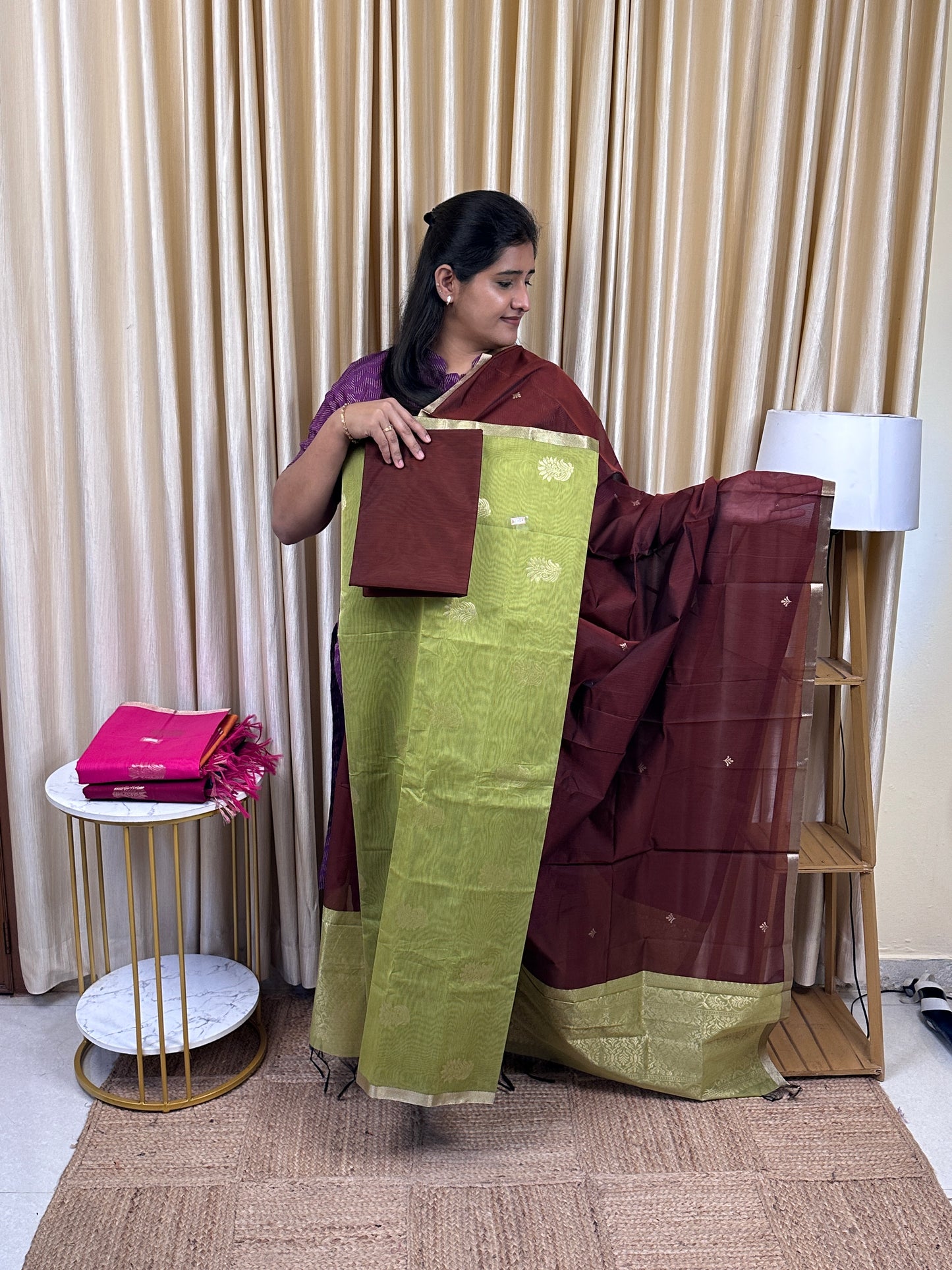 Kora silk cotton 3 piece set -KSC18