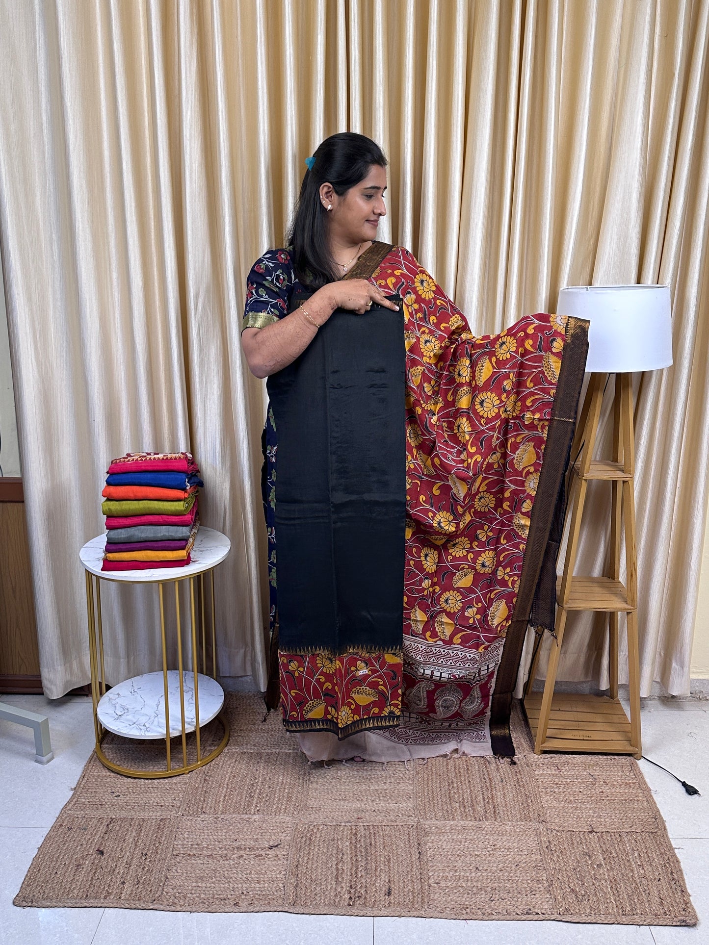 Gap border kalamkari 2 piece set - 6