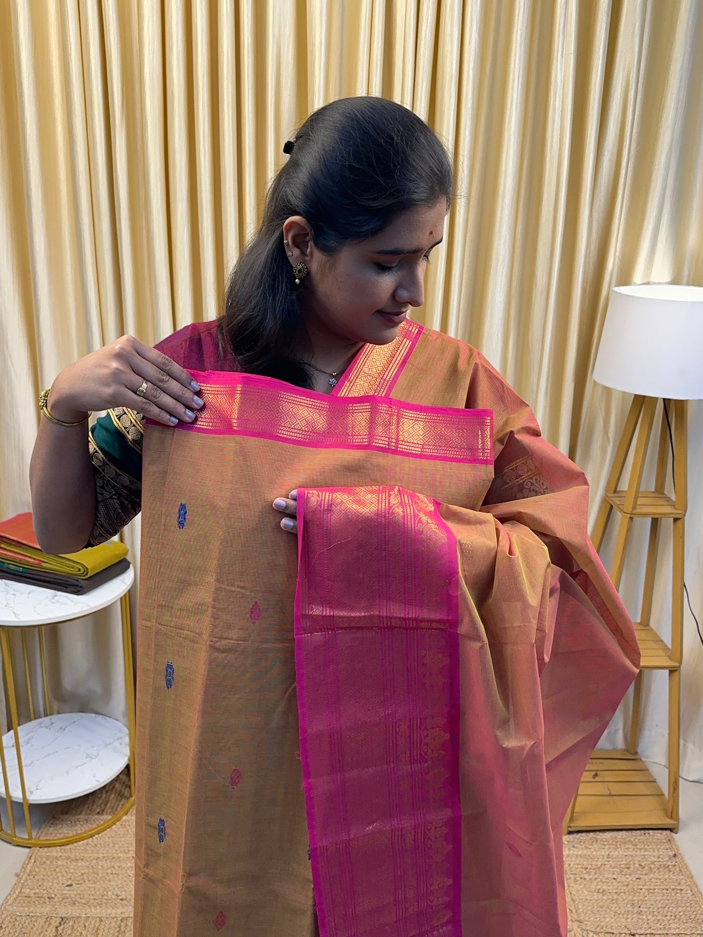 Dual orange and pink 3- Chettinad special butta