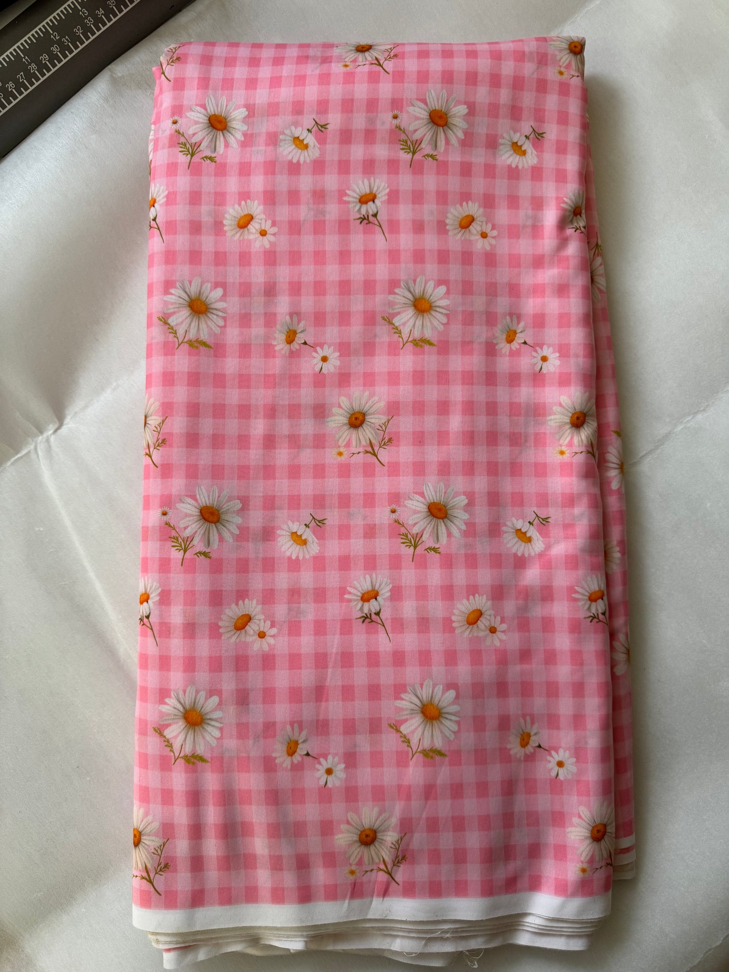 Mul cotton digital prints checks - PINK