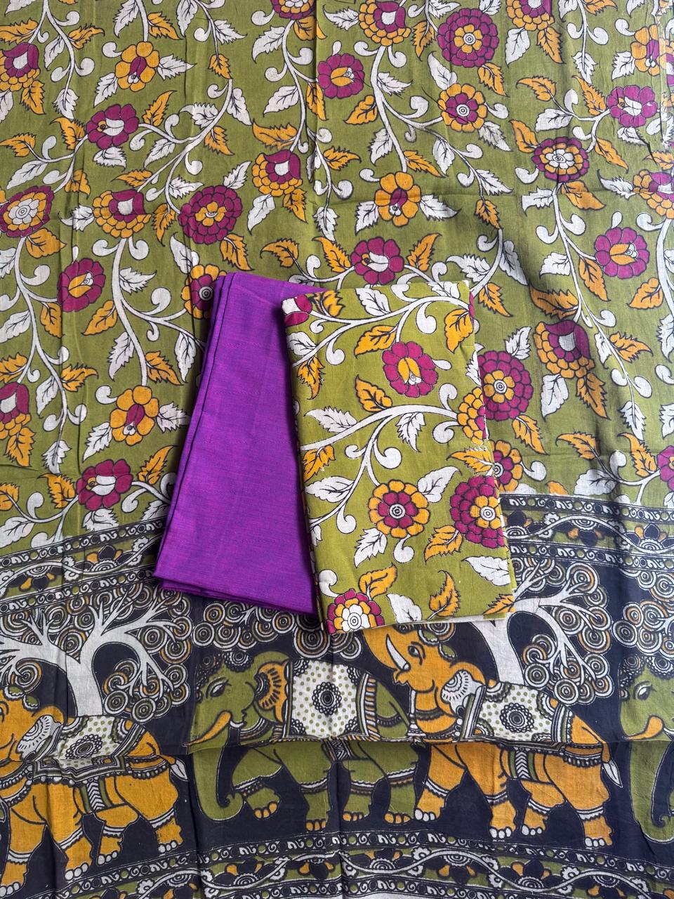 Kalamkari 3-violet 11
