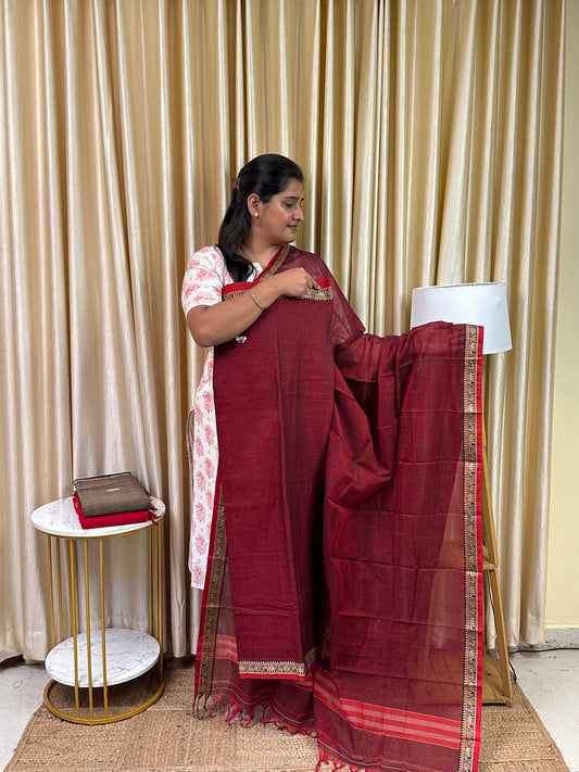 Narayanpet  dress material (4.5m top) - REGAL23