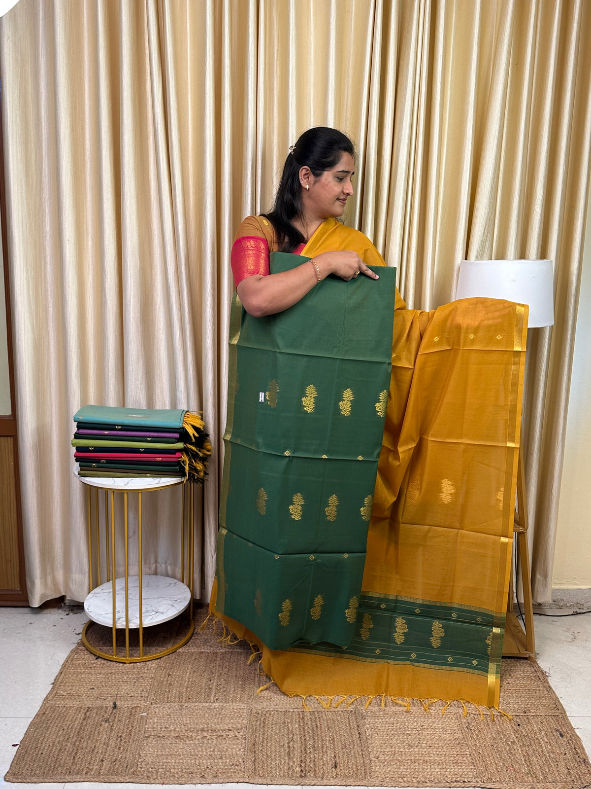 Chanderi silk cotton 2 piece set -Kayal26