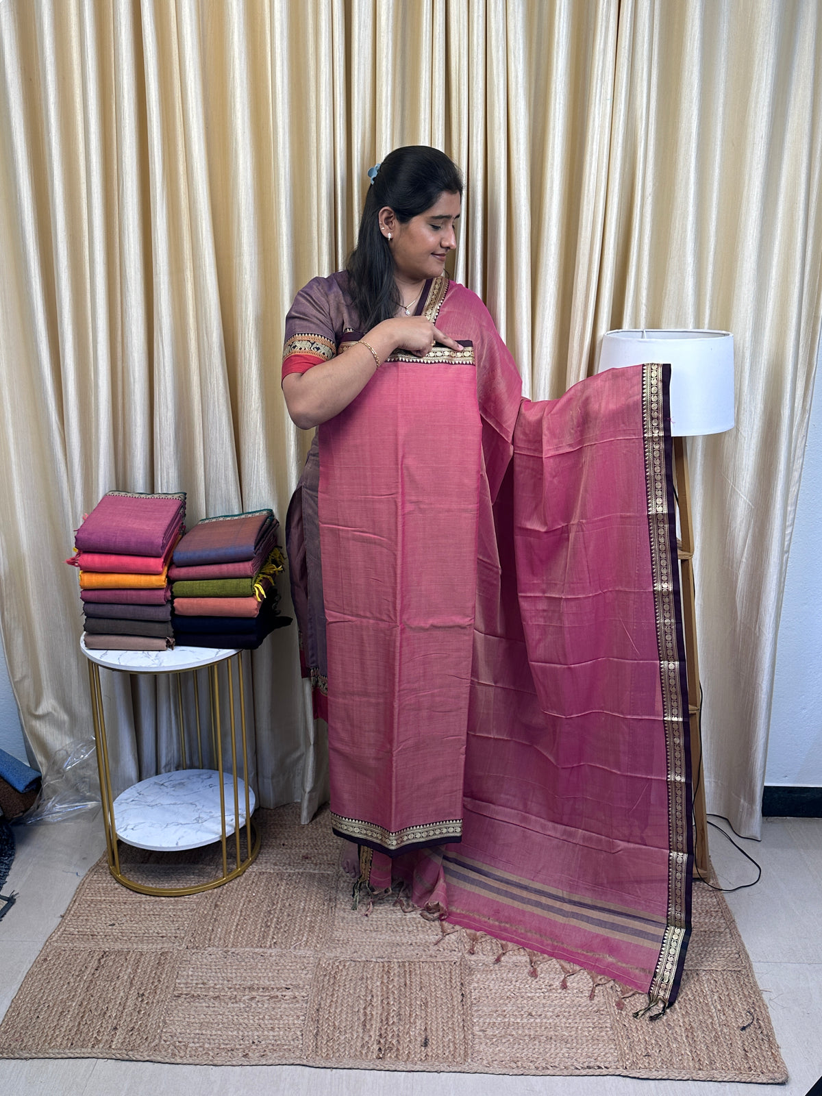 Narayanpet  dress material (4.5m top) - IVAL30