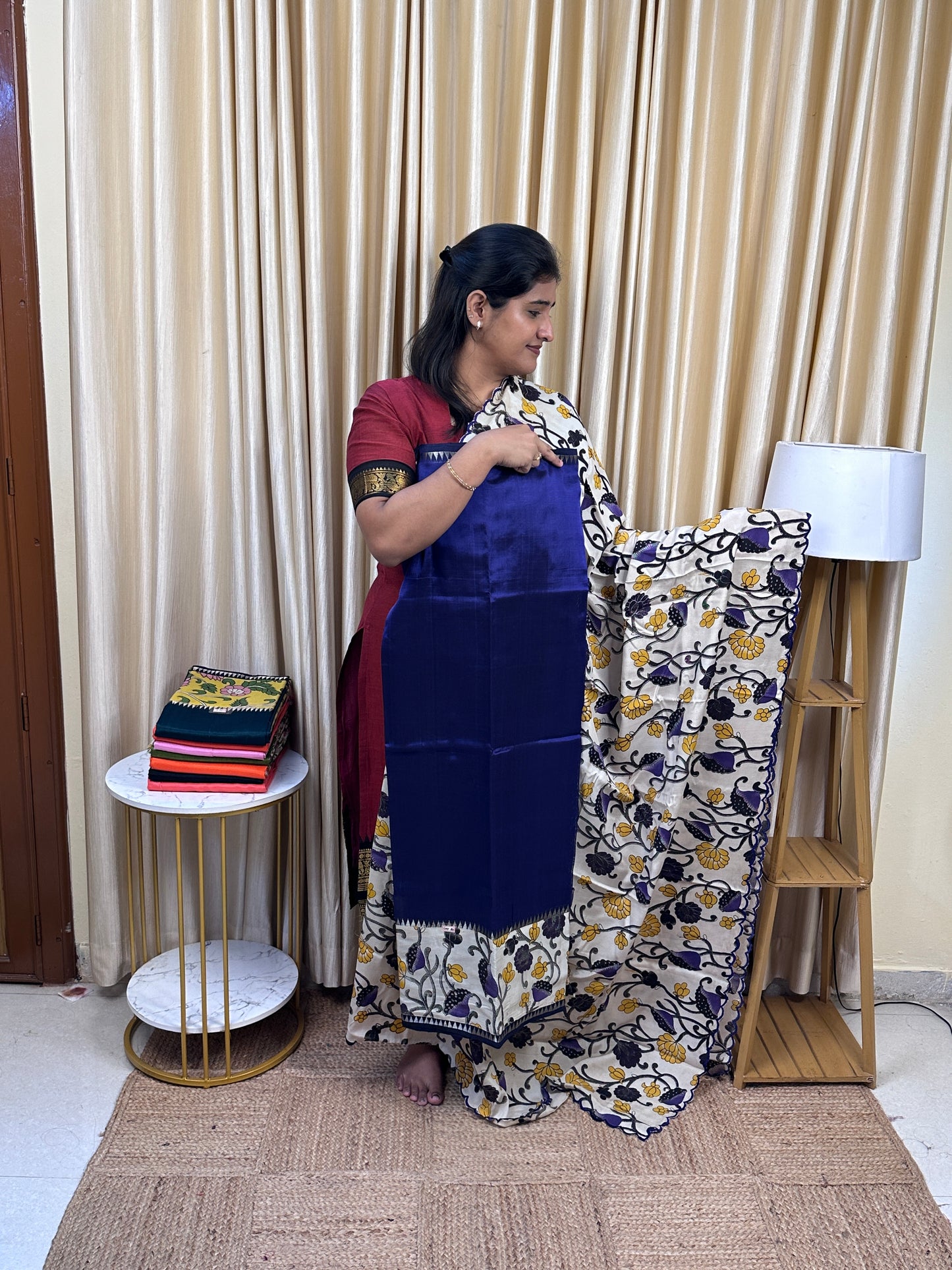 Gap border kalamkari 2 piece set - GAP20