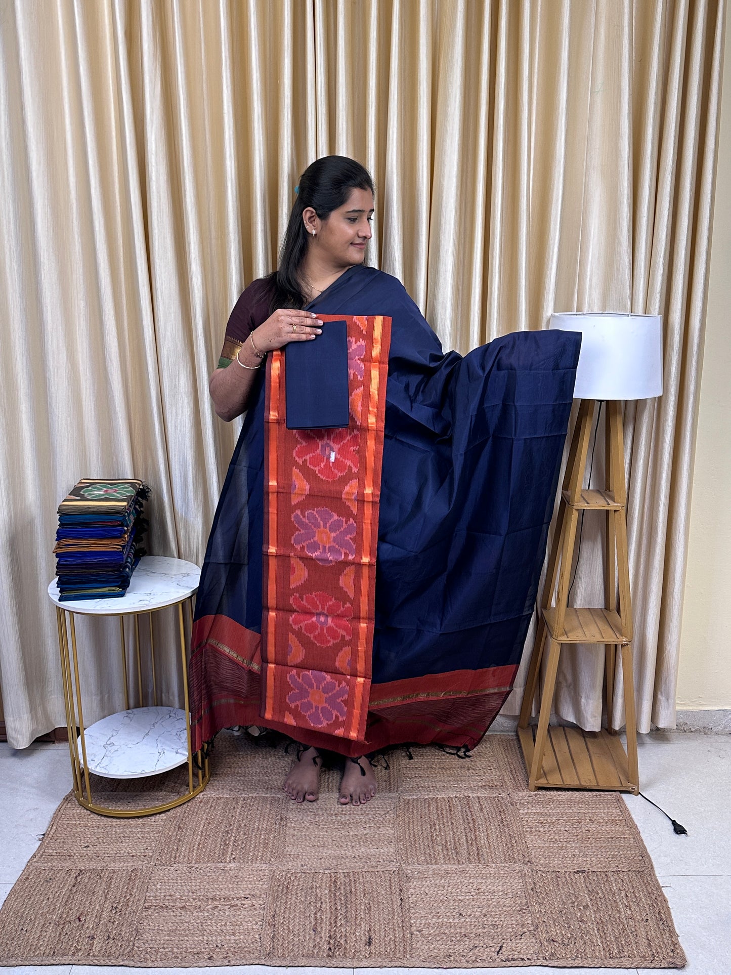 Pochampalli sico 3 piece set-SICO16