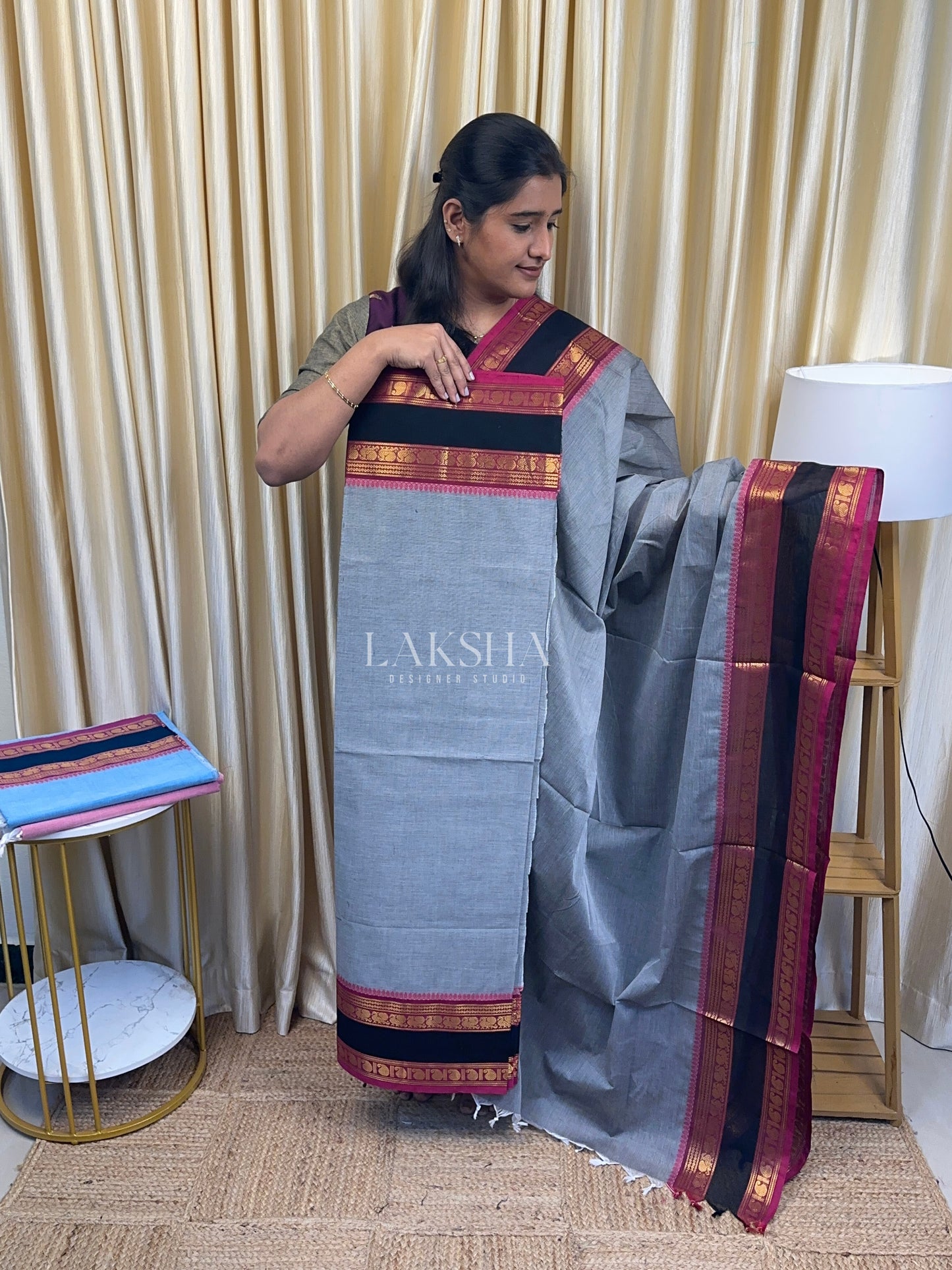 Gilded Ash Chettinad Cotton