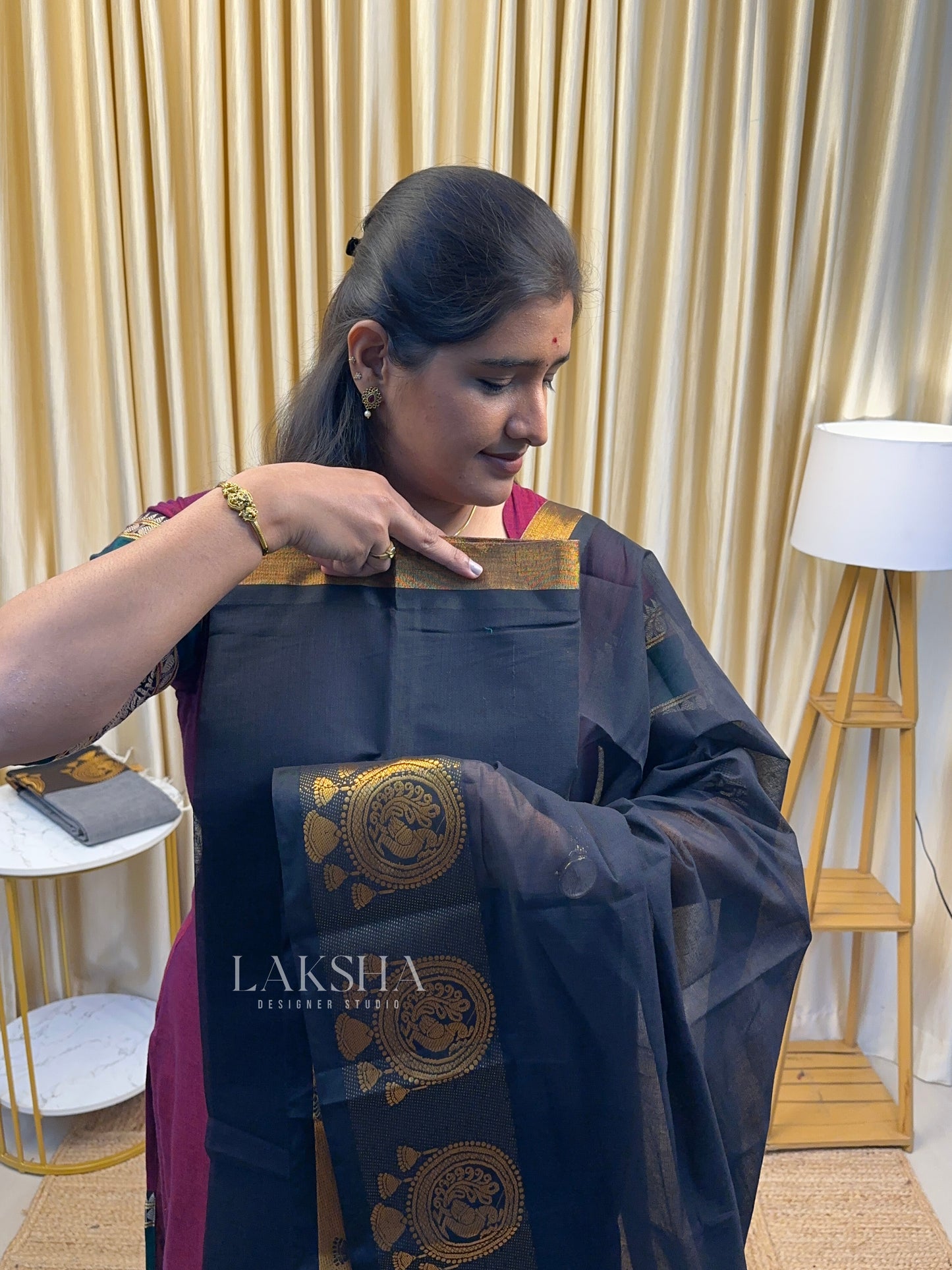 Midnight Kanchi Cotton Salwar Suit