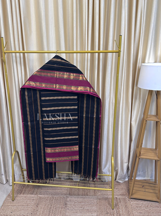 Black Veldhari Chettinad Cotton