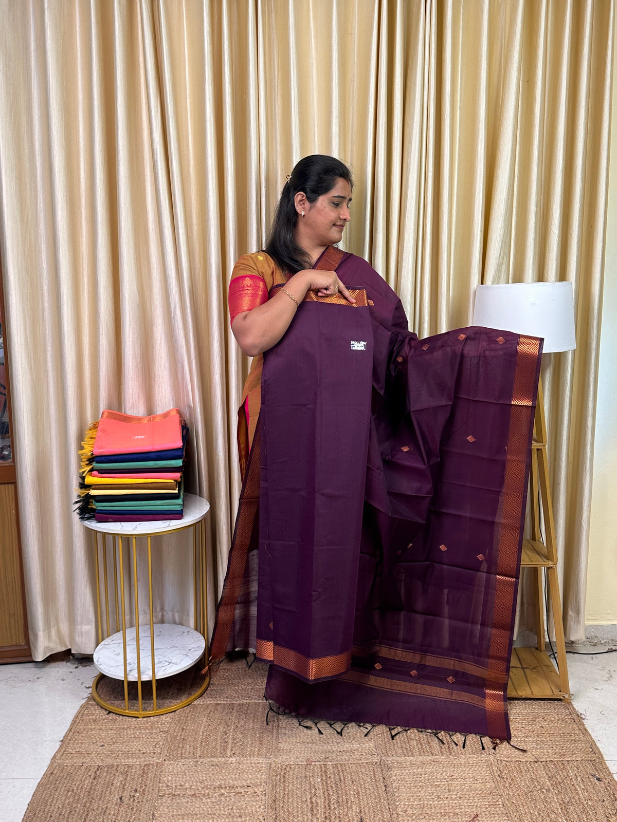 Maheswari silk cotton 2 piece set- MN 14