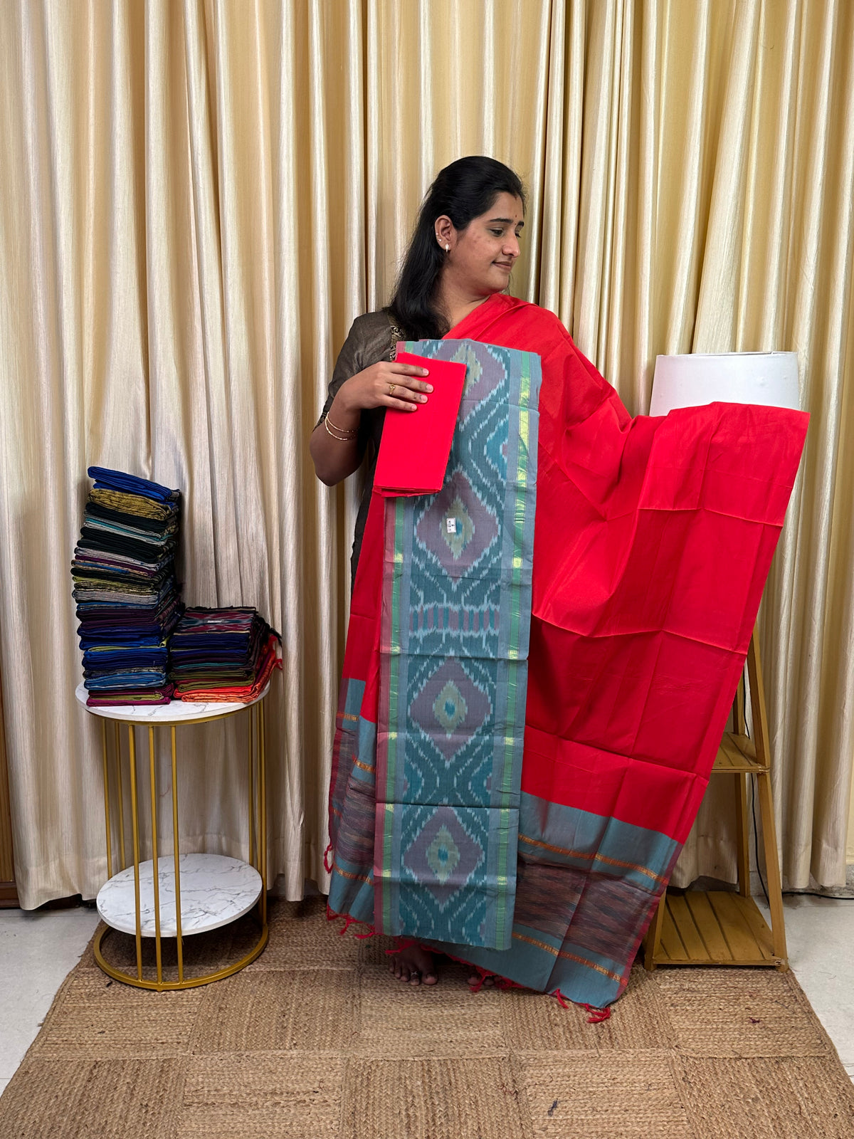 Pochampalli sico 3 piece set-NSICO8