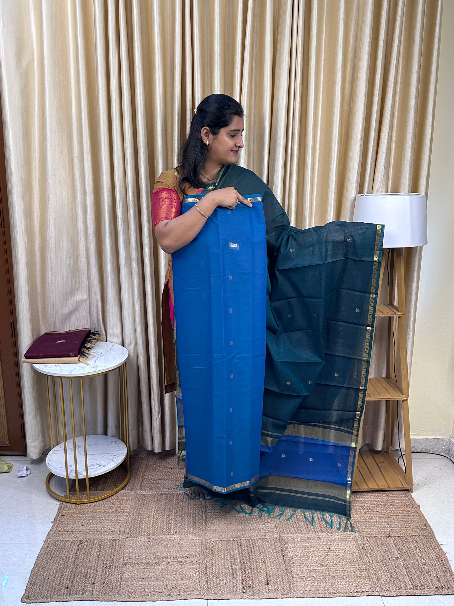 Maheswari silk cotton 2 piece set- MH28