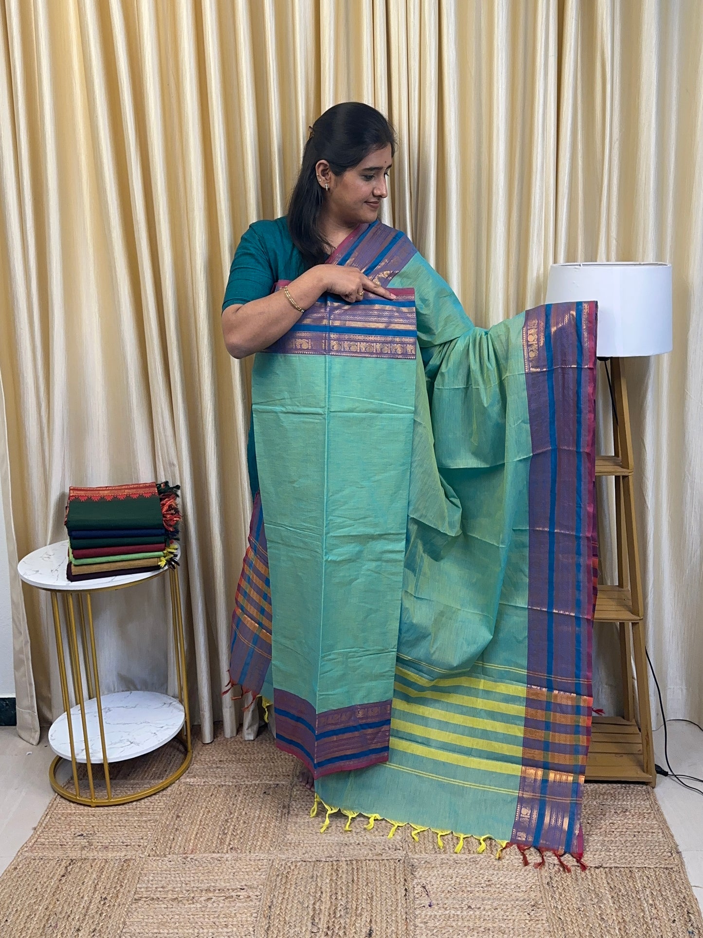 Kanchi cotton special edition -Ice Blue