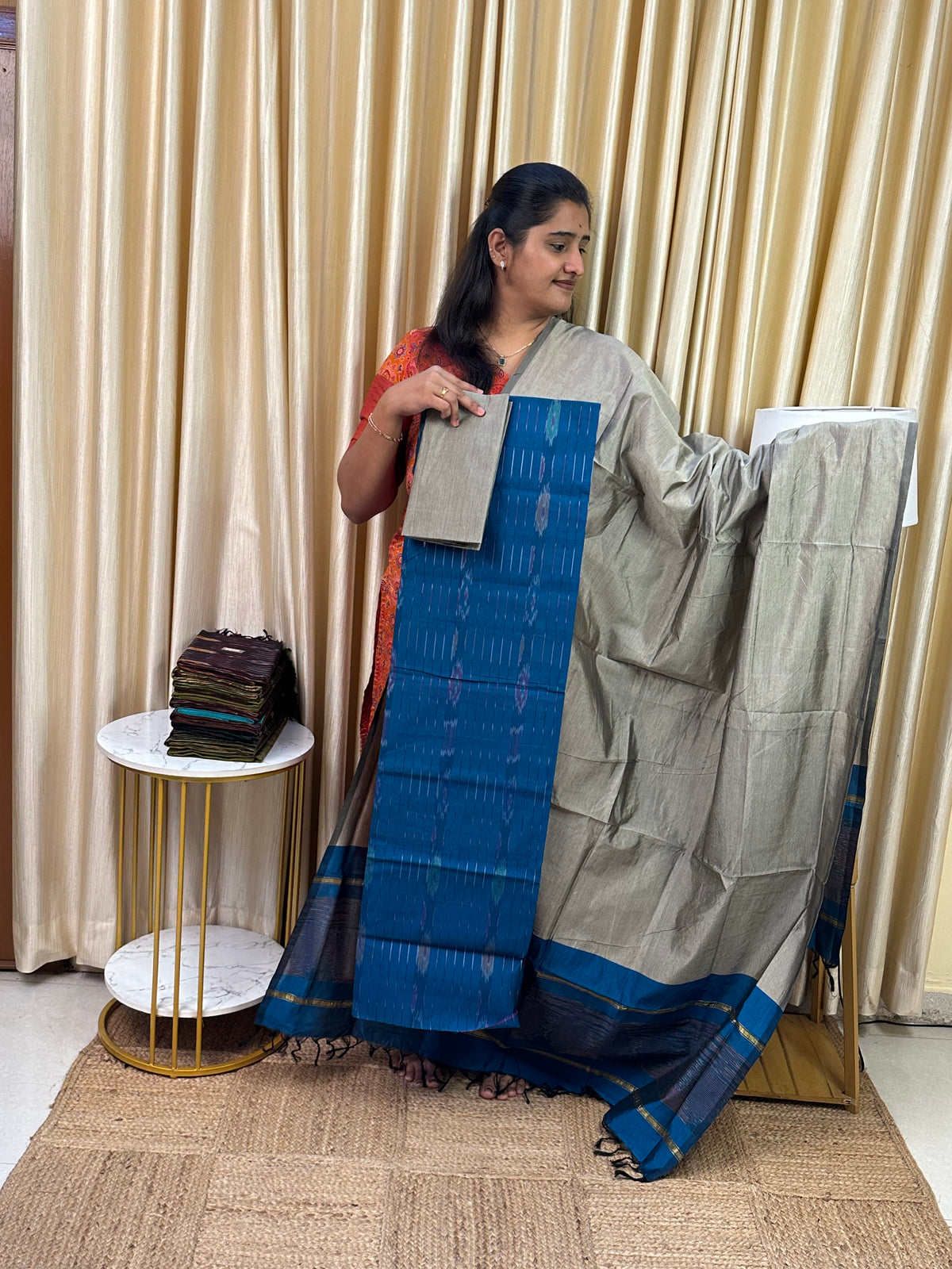 Special Pochampalli sico Full weave  3 piece set-SPD20