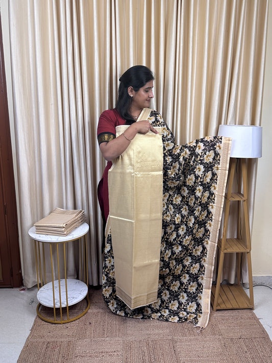 Onam special Mangalgiri pattu 2 piece set -Varnika 13