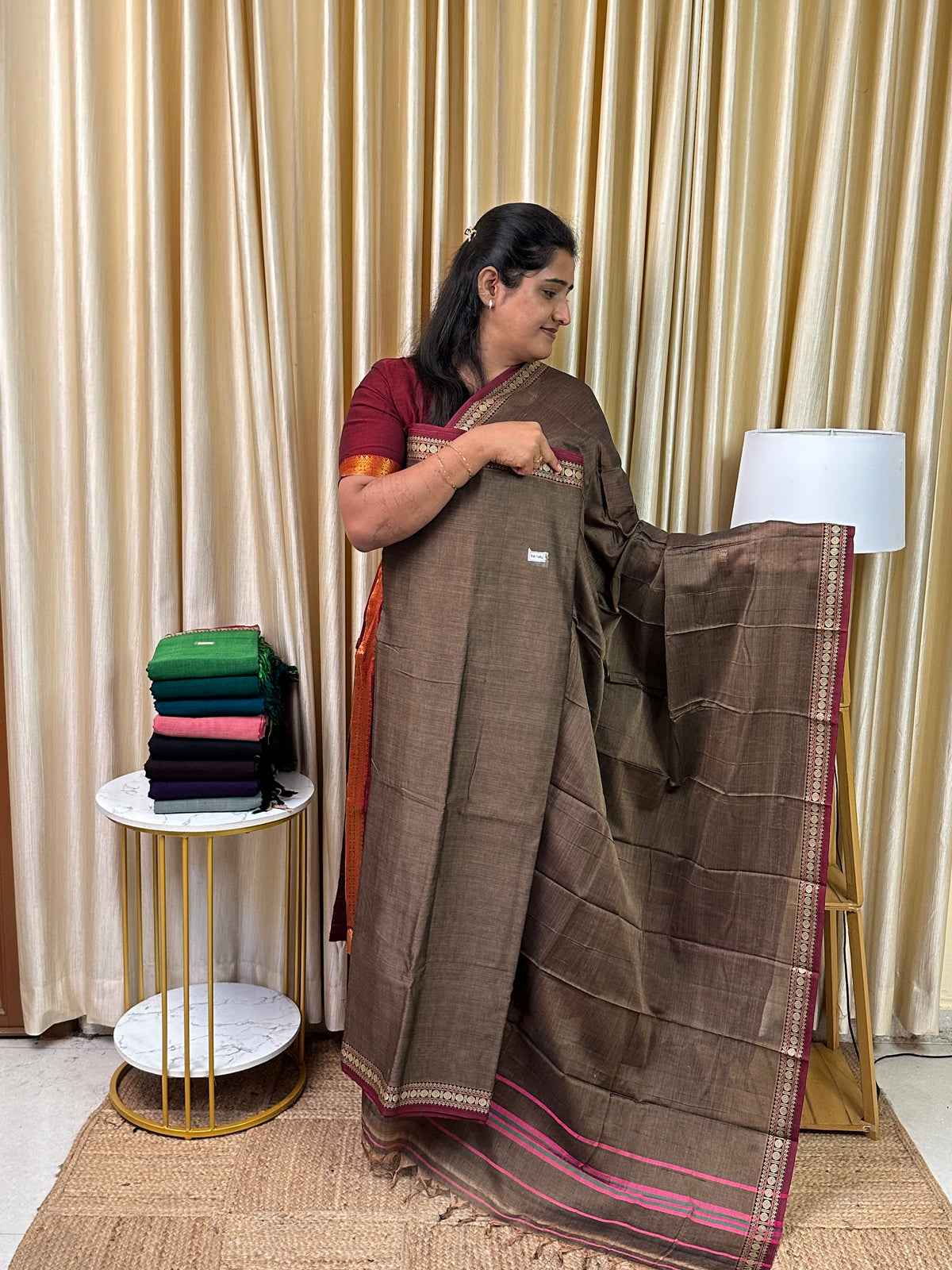Narayanpet  dress material (4.5m top) - IVAL 106