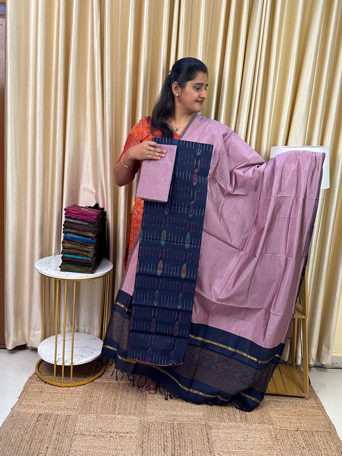 Special Pochampalli sico Full weave  3 piece set-SPD16