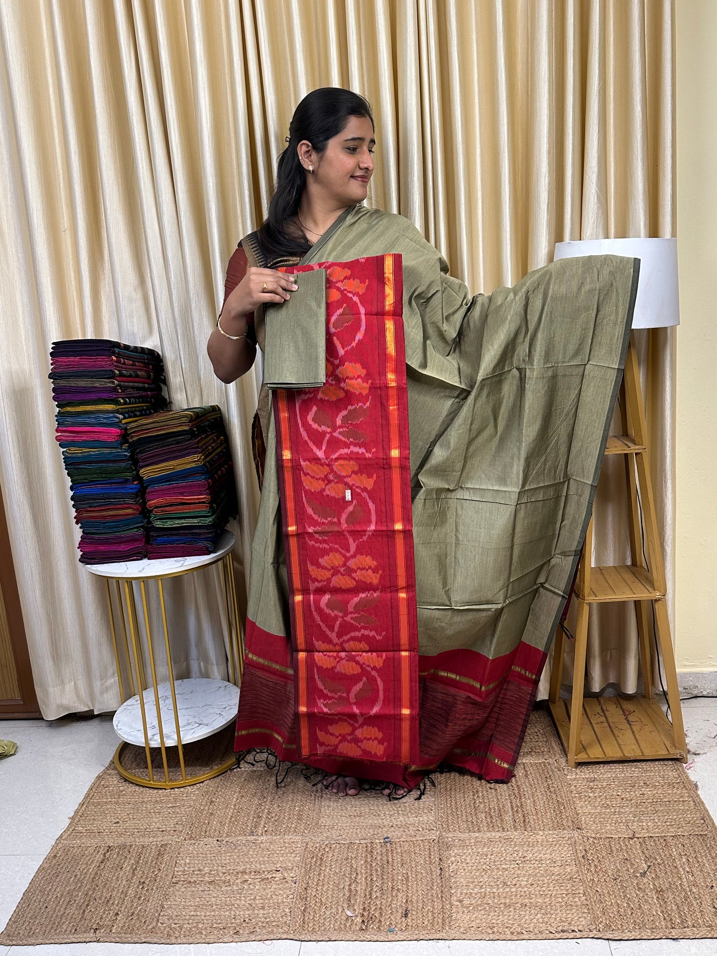 Pochampalli sico 3 piece set-SICO32