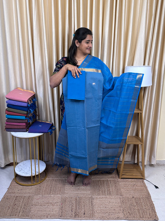 Premium Mangalgiri cotton 3 piece set - PMC29