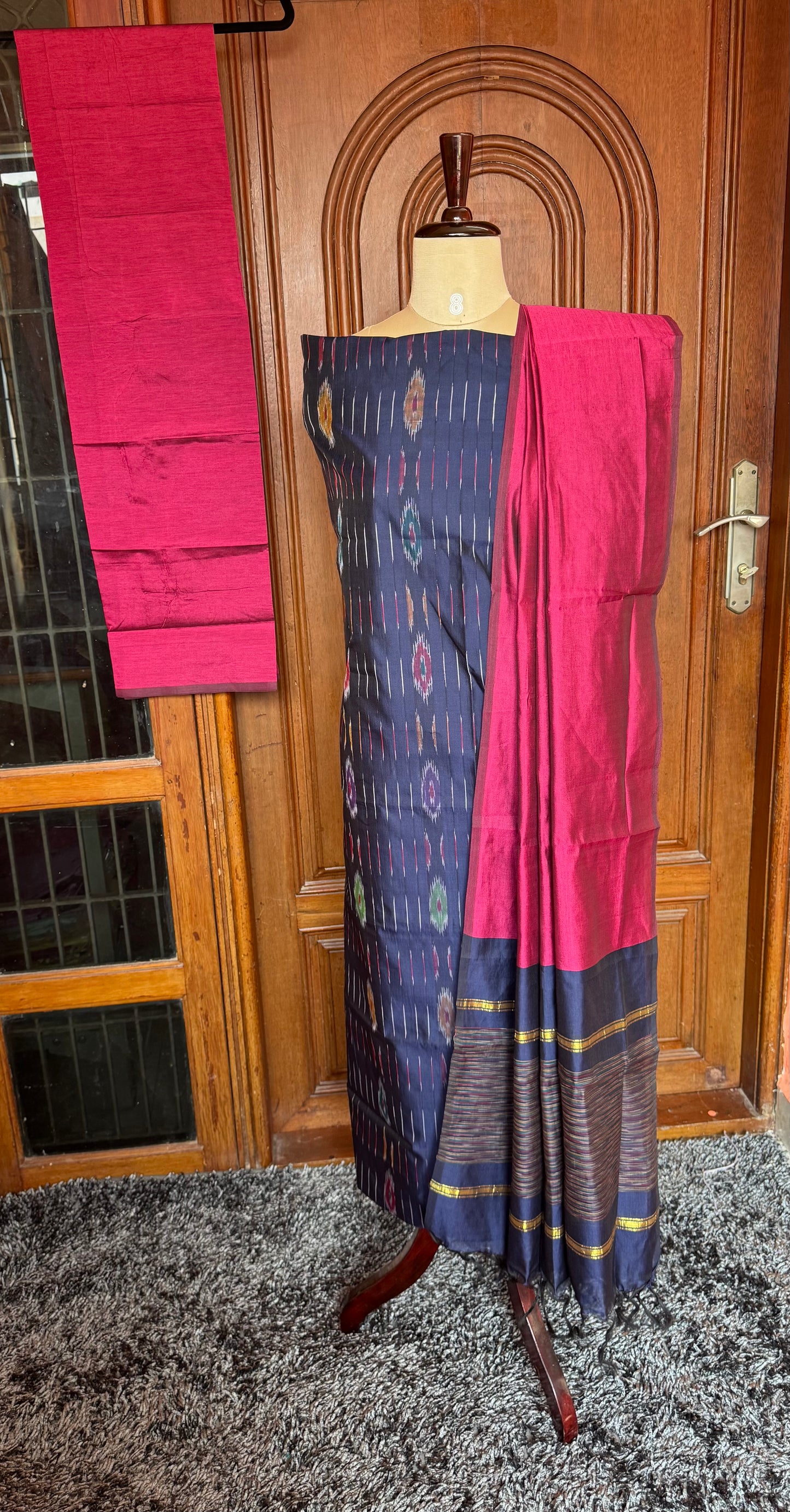 Special Pochampalli sico Full weave  3 piece set-SPD6