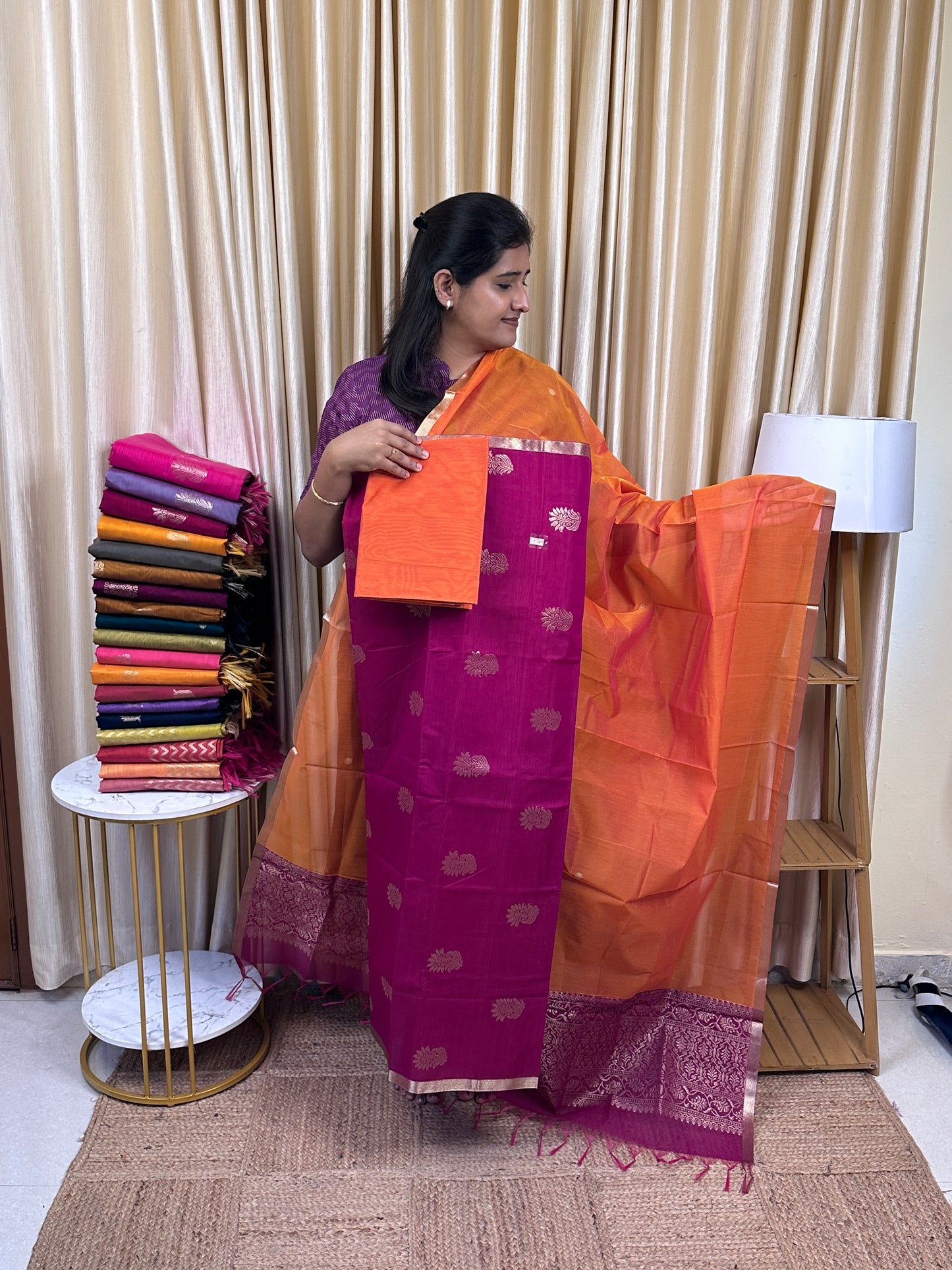 Kora silk cotton 3 piece set -KSC21