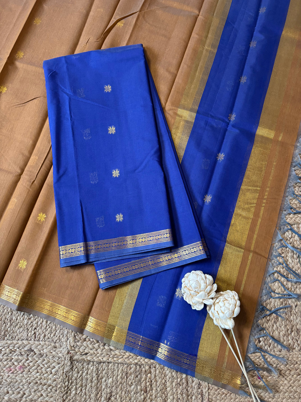 Maheswari silk cotton 2 piece set-ROJA7