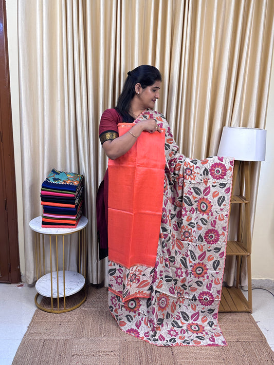 Gap border kalamkari 2 piece set - GAP13