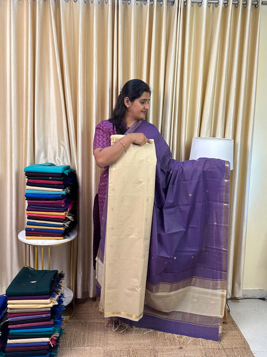 Maheswari silk cotton 2 piece set- NMH7
