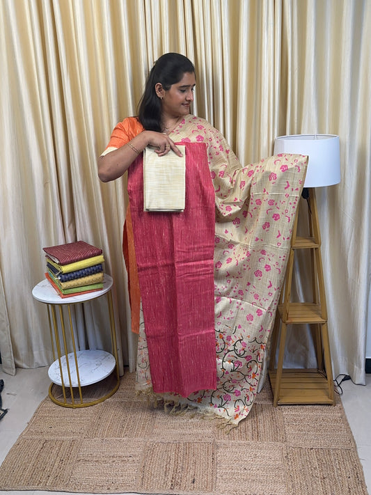 Mix and match  (3 piece set) madhubani Printed-TTP19