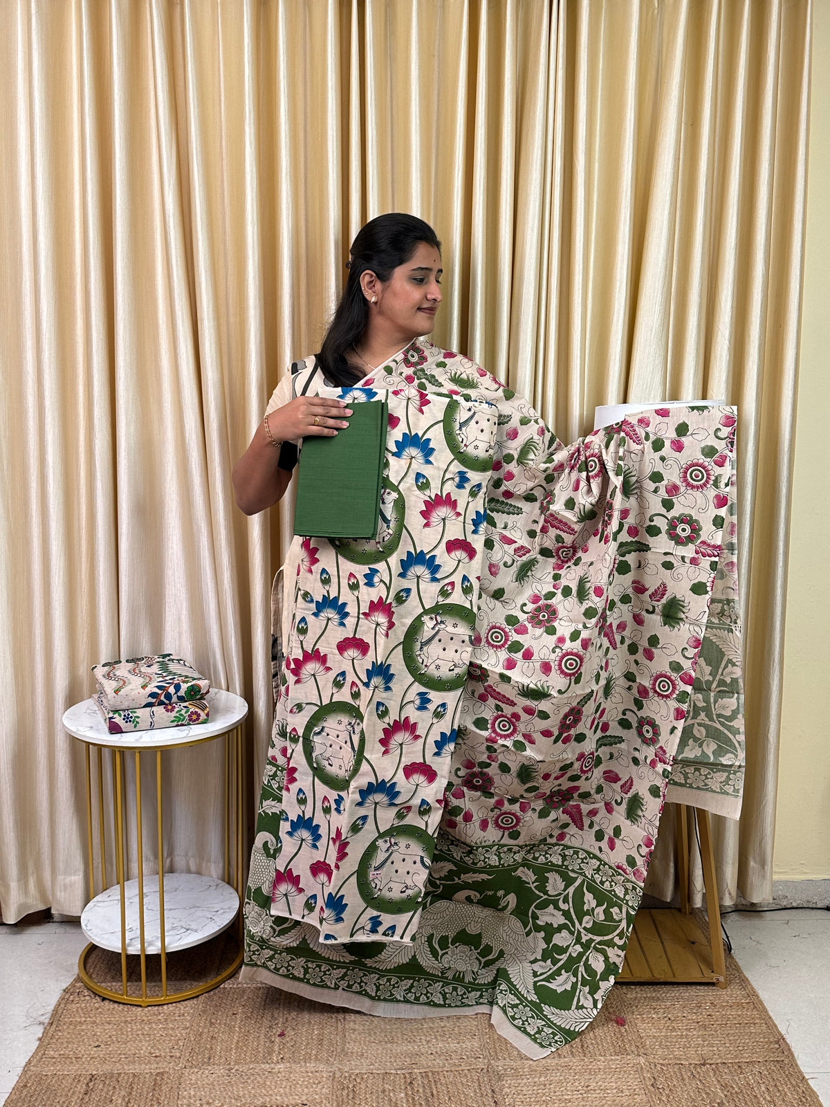 Kalamkari 3 piece set -KMK 33