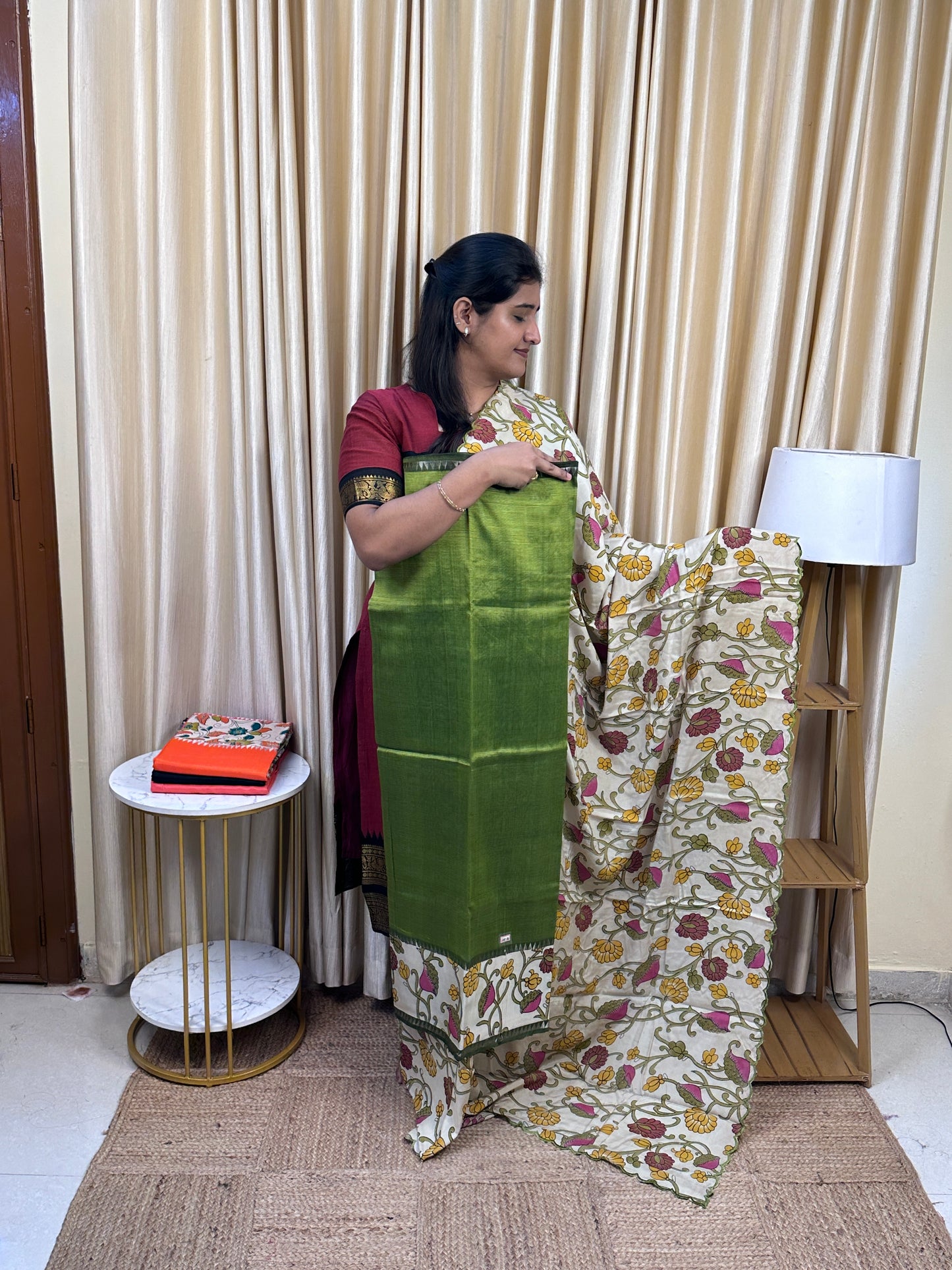 Gap border kalamkari 2 piece set - GAP24