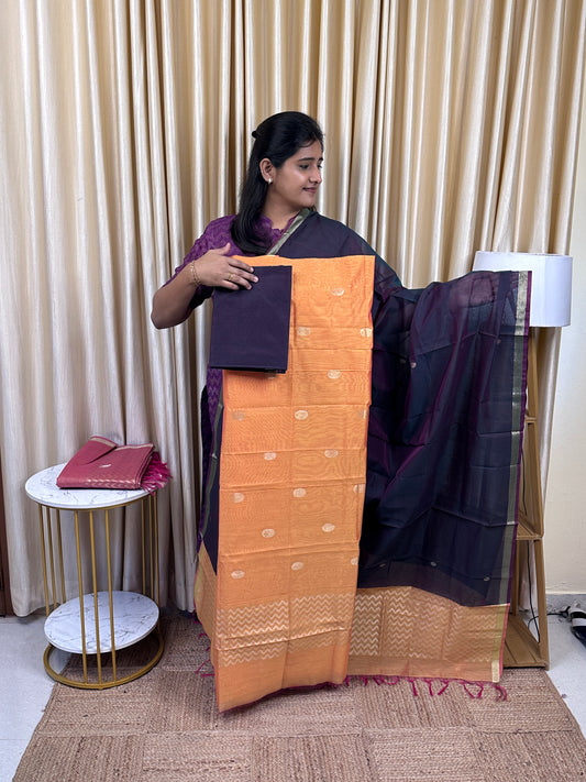 Kora silk cotton 3 piece set -KSC39
