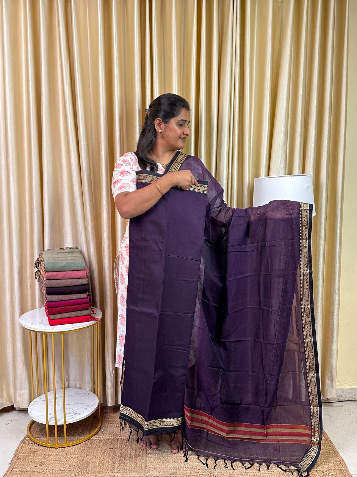 Narayanpet  dress material (4.5m top) - REGAL13