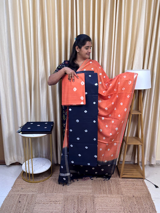 Tie and dye 3 piece salwar suit -TD6