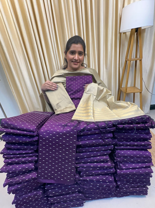 Deep purple small butta 💜