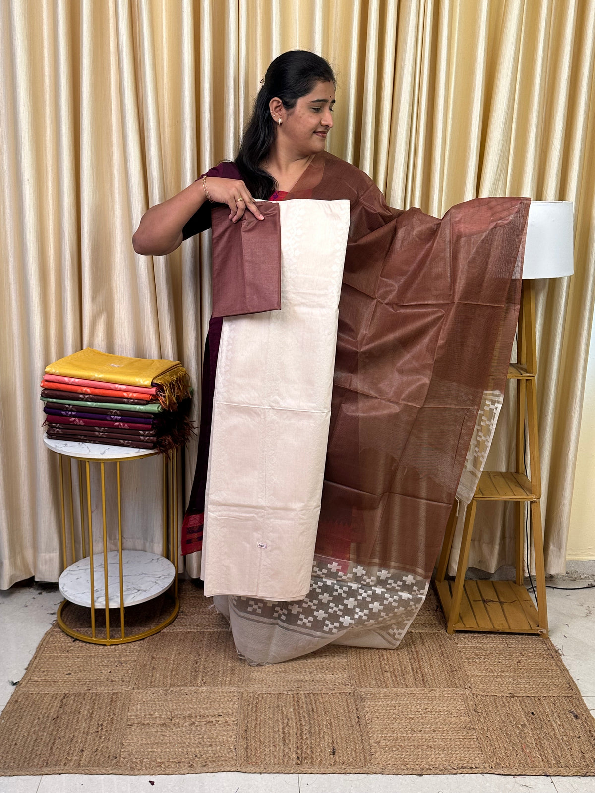 Agal silk cotton 3 piece set - Agal1