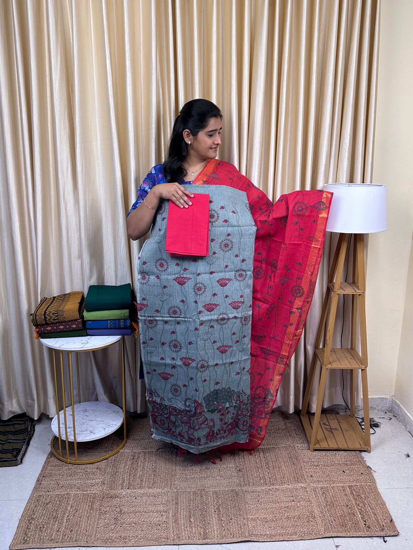 Premium Printed south cotton- kathai 19