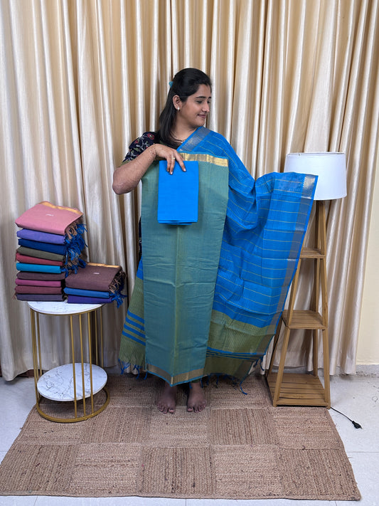 Premium Mangalgiri cotton 3 piece set - PMC27