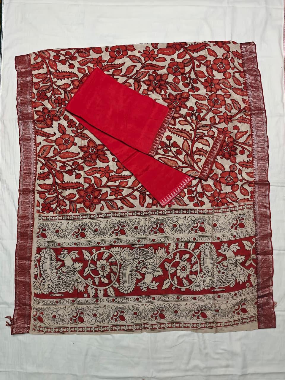 Gap border kalamkari 2 piece set - 7