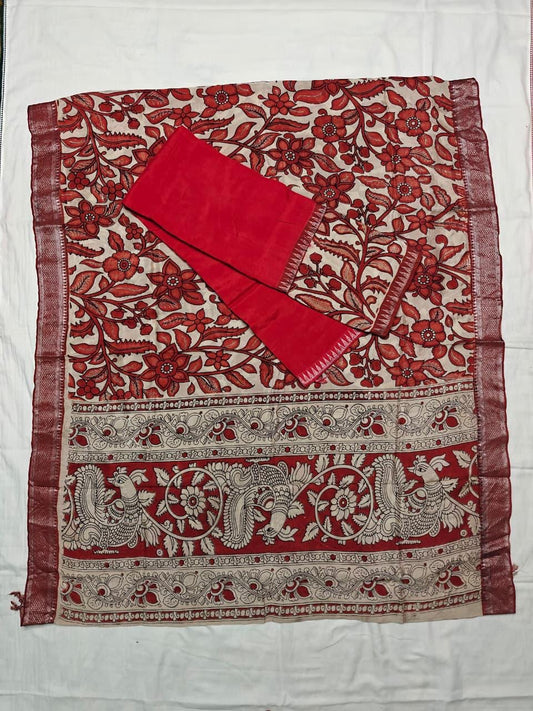 Gap border kalamkari 2 piece set - 7