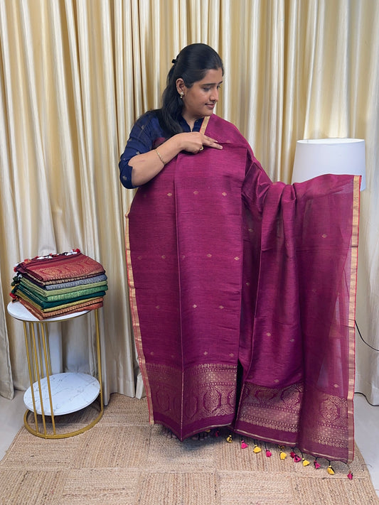 Linen banarasi Jamdhani [handwork]-2
