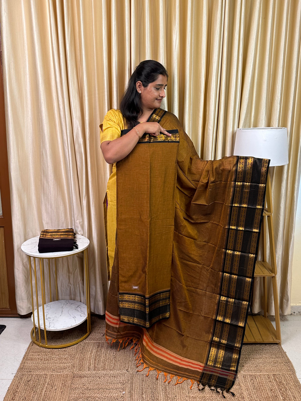 Vintage Narayanpet  Dress material (4.5m Top)-Viga 15