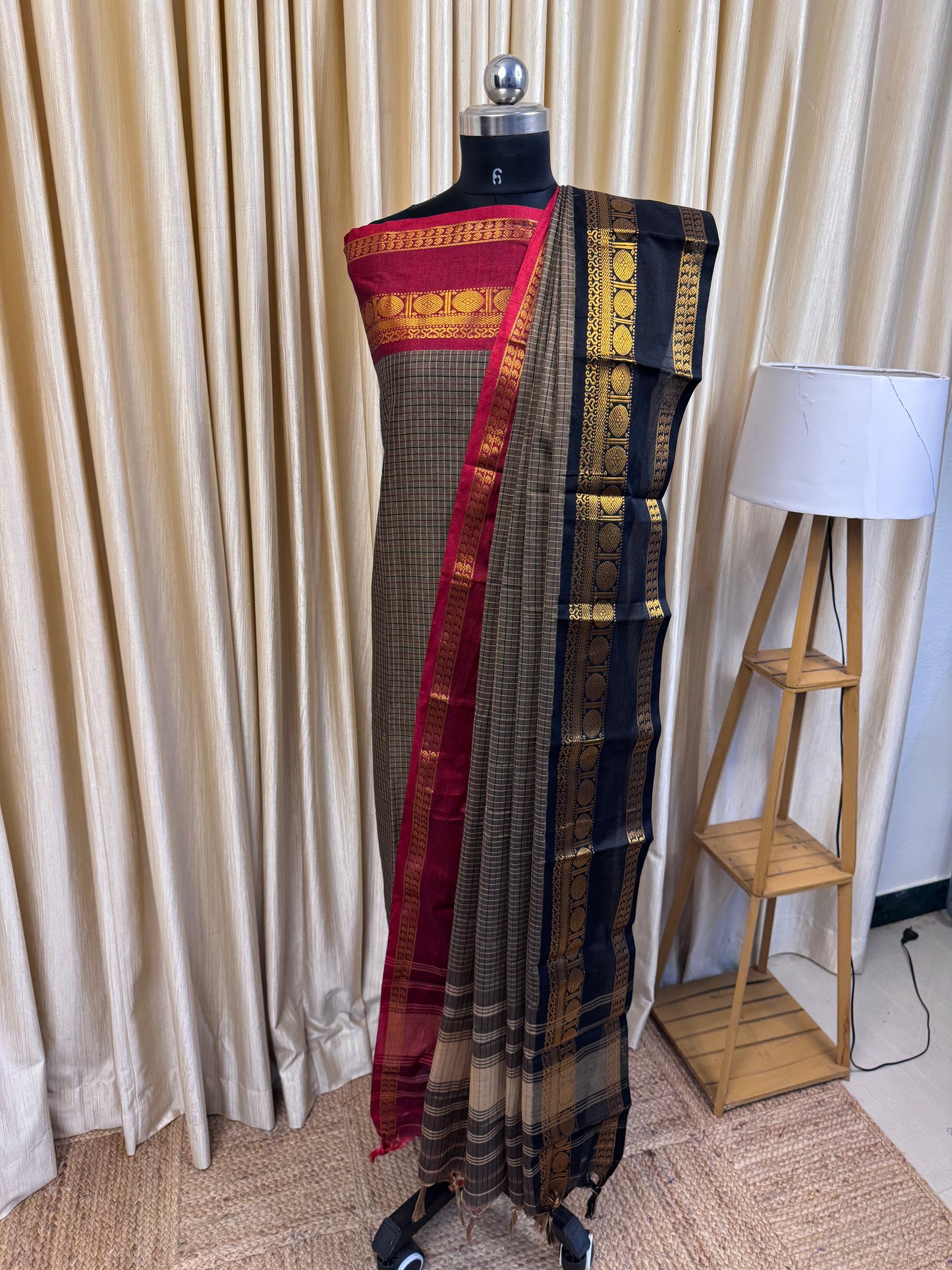 GINGER Narayanpet dress material [2 piece set ]