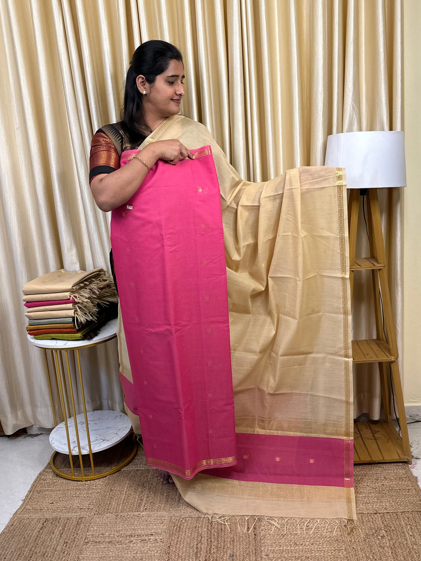 Maheswari silk cotton 2 piece set- MH31