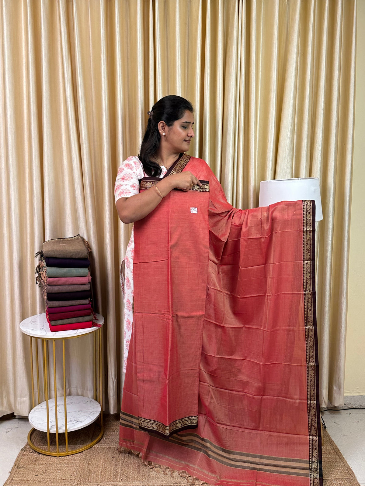 Narayanpet  dress material (4.5m top) - REGAL10