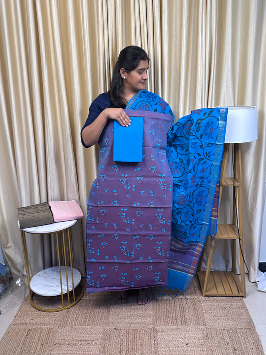 Premium Printed south cotton- kathai 9