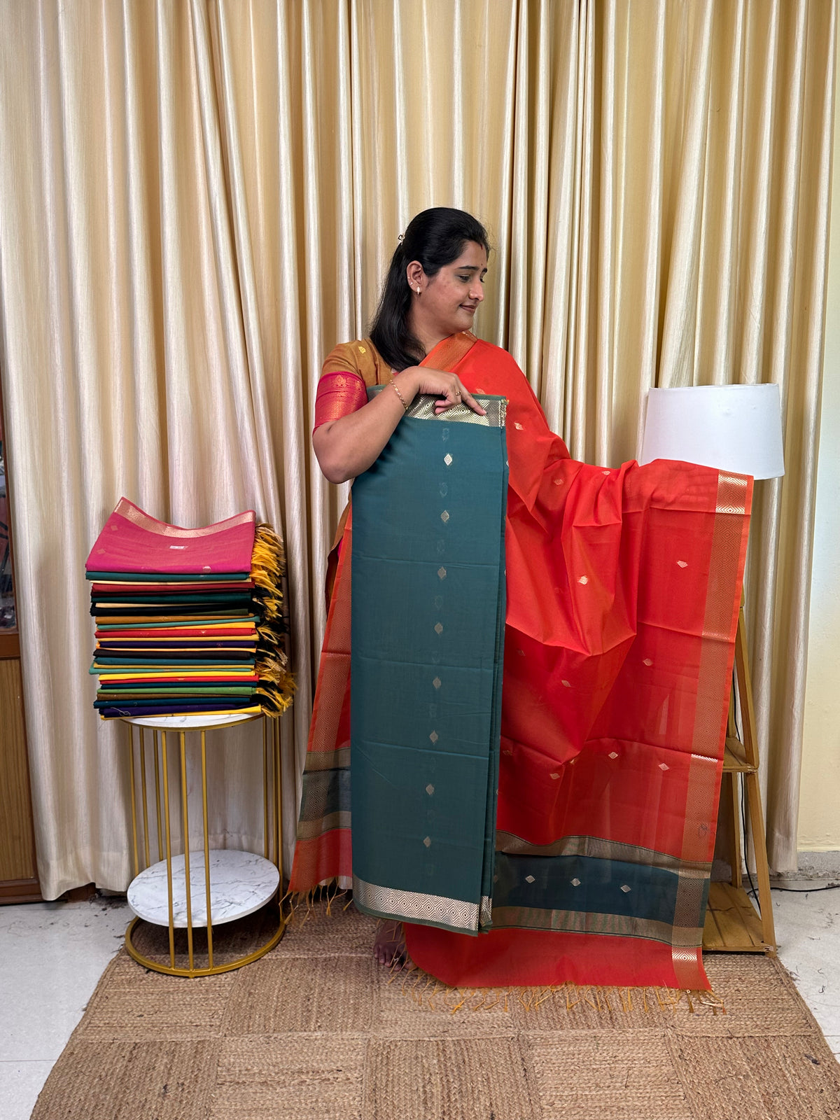 Maheswari silk cotton 2 piece set- MN 28
