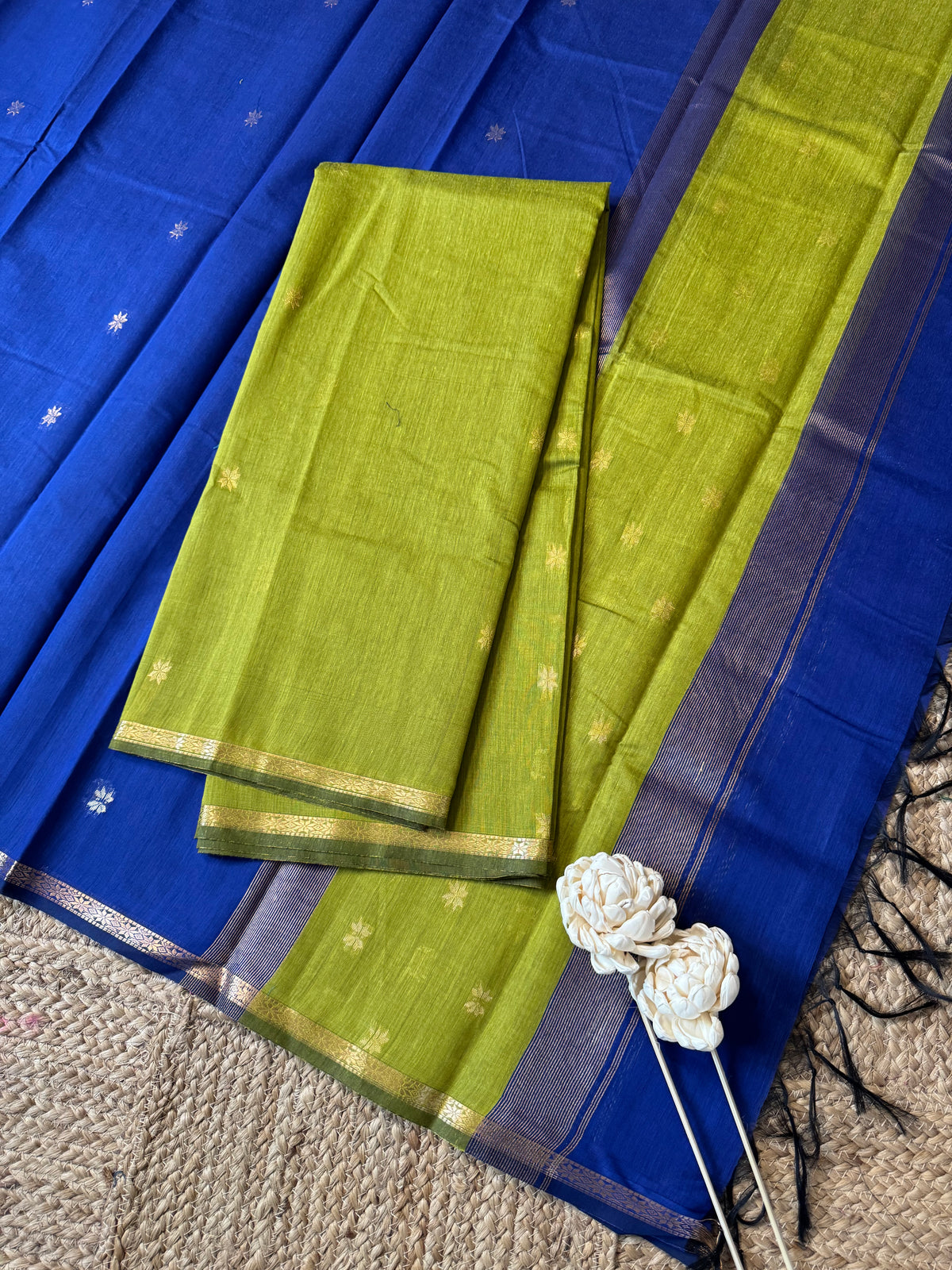 Maheswari silk cotton 2 piece set-ROJA9