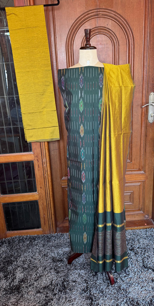 Special Pochampalli sico Full weave  3 piece set-SPD4
